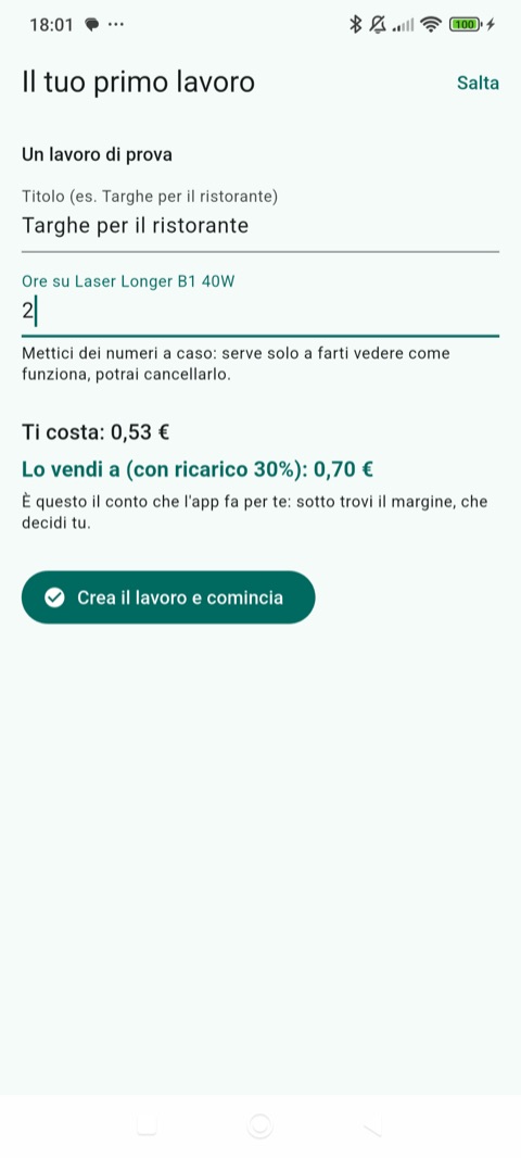 Un lavoro nuovo, guidato passo per passo
